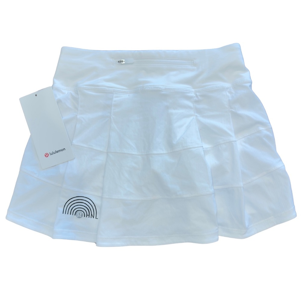 Exclusive & Rare HI Rainbow decal - Lululemon Pace Rival MR Skirt (NWT)